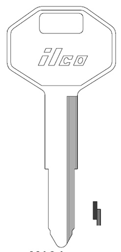 Ilco X121 Chrysler Key Blank DC3