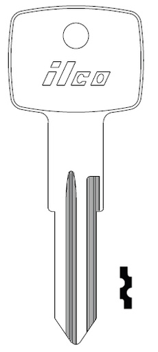 [X168] Ilco X168 Key Blank B61