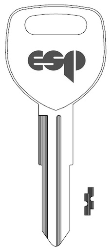 [X129] Ilco HD82 Key Blank X129 (ESP HD80)