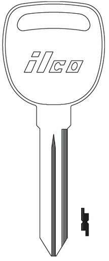 [P1110] Ilco P1110 Saturn Key Blank B96