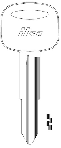 [X216] Ilco X216 Hyundai Key Blank HY6