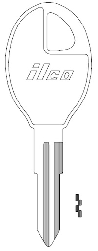 [X210] Ilco X210 Nissan Key Blank DA31