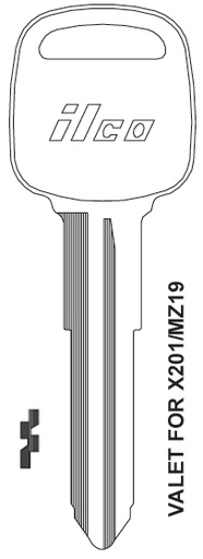 [X200] Ilco X200 Mazda Key Blank MZ22