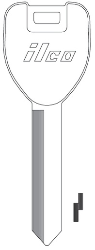[X206] Ilco X206 Key Blank MZ25