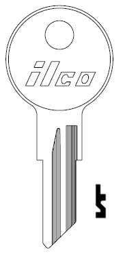 [62G] Ilco 64G Key Blank