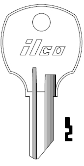 Ilco 1069S National Key Blank
