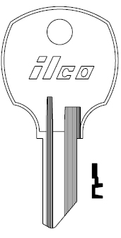 [S1069G] Ilco S1069G National Key Blank