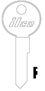 [LF3] Ilco LF3 Key Blank