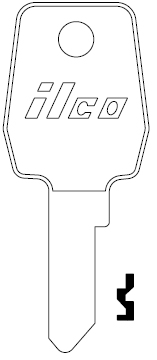 [LF16] Ilco LF16 Key Blank