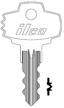 [750] Ilco 750 Key Blank 