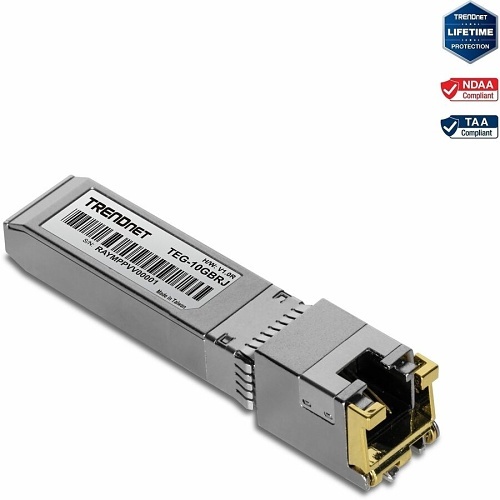 [TEG-10GBRJ] TRENDnet TEG-10GBRJ 10G RJ-45 Copper SFP+ Module