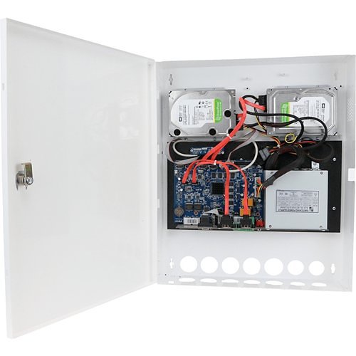 [N32WNRE] Speco N32WNRE NRE Series 32-Channel Wall Mount NVR with Facial Recognition, 12TB HDD, White