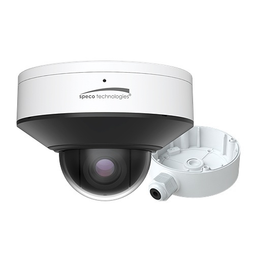 [O4P3X] Speco O4P3X 4MP Micro Dome PTZ IP Camera, 3x Optical Zoom, 7-42mm Lens