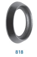 [818S-C26D] Dorex 818S-C26D Hardened Steel Security Trim Ring, 9/32" High 3/16" Lip, Satin Chrome