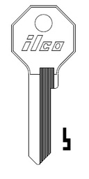 [1083H] National Cash Register Key Blank 1083H