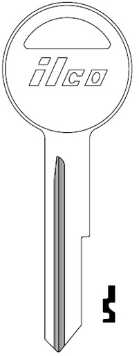 [L1098LA  B11] Ilco L1098LA GMC Key Blank Long Shank