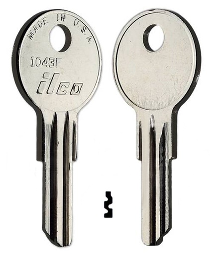 [1043F] Ilco 1043F Key Blank