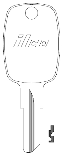 [1098JD] Ilco 1098JD John Deere Key Blank B52-Np