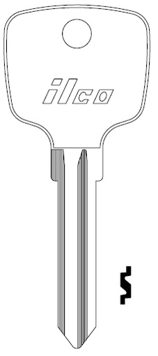[MB17] Ilco MB17 Mercedes Benz Key Blank