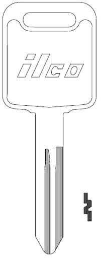 [X268 DA39] Ilco X268 Nissan Key Blank DA39