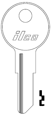 [C1041C] Ilco C1041C Key Blank Chicago