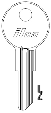 [O1122C] Ilco O1122C Yale Key Blank