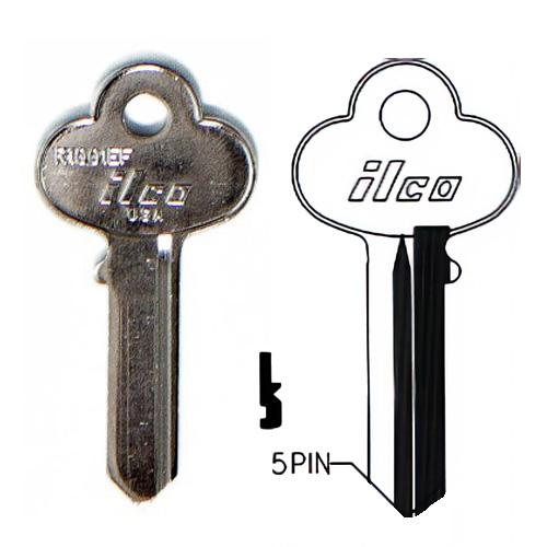 [R1001EF] Ilco R1001EF Corbin Key Blank CB37