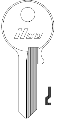 [VR91A] Ilco VR91A Key Blank