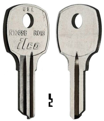 [1069H] Ilco 1069H Key Blank RO11