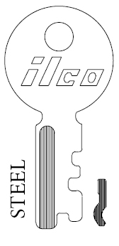 [T46] Ilco T46 Key Blank