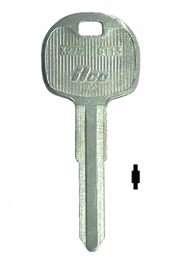 [X275 B113] Ilco X275 Honda/Isuzu Key Blank B113