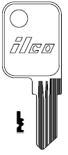 [1599] Ilco 1599 Haworth Key Blank HK3