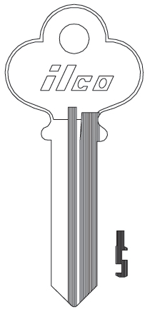 [P54F] Ilco P54F-NP Dominion Key Blank 