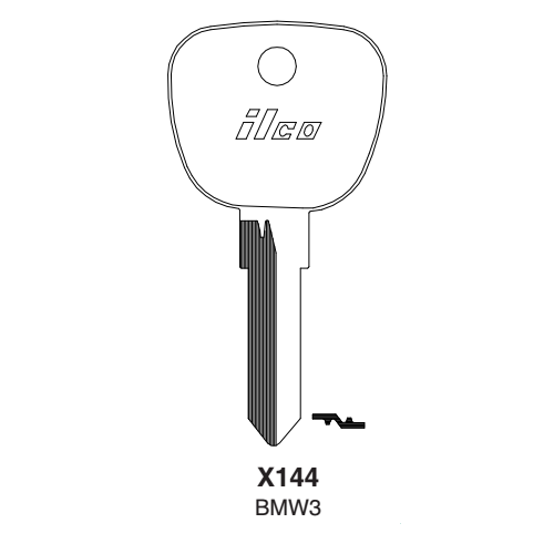 [X144] Ilco BMW3 Key Blank X144