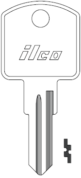 [1668] Ilco 1668 Key Blank