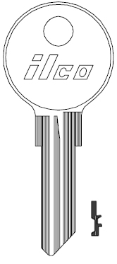[100AM] Ilco 100AM Key Blank AP5