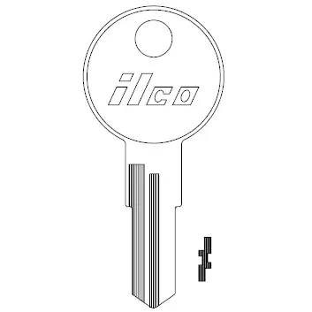 [1639] 1639 Ilco Larson Bauer Key Blank – LD1 / AG-K5
