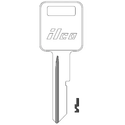 [P1098A] P1098A Ilco GMC Key Blank – B48