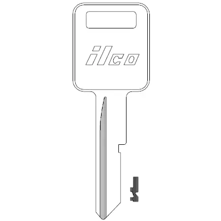 [P1098C] Ilco P1098C GMC Key Blank B50