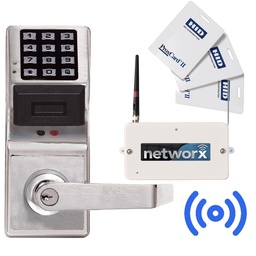 Alarm Lock PDL4100 Networx Cylindrical Leverset with Privacy