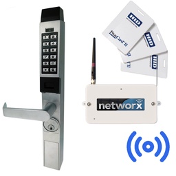 Alarm Lock PDL1300 Networx Narrow Stile Wireless Access Proximity & Keypad Lock Trim