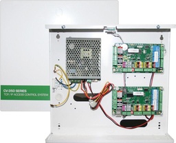 [CV-354] Camden (1) Two Door TCP/IP & (1) Two Door RS485 controller, (1) 2 Amp power supply, 40VA transformer, & metal cabinet