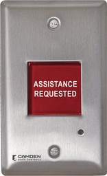 [CM-AF501SO] Camden Single gang LED annunciator with adjustable sounder 'ASSISTANCE REQUESTED'. Add suffix 'F' for French, suffix 'FE' for bilingual