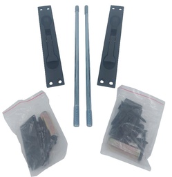 [8402C10B] Flush Bolts Top & Bottom for Steel Doors Oil Rubbed Bronze