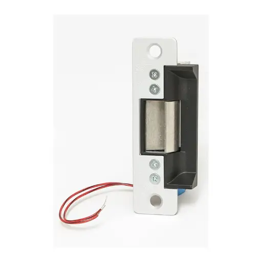 [7100-310-628-00] Adams Rite 7100-310-628-00 Electric Strike 4-7/8 Flat 12VDC Cont / 24VAC Int.