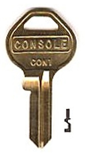 [CON1] Jet CON1 GMC Console Box Key Blank