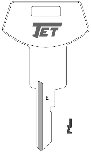 [B78-NP] Jet P1098WE GMC Key Blank B78