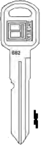 [B82] Jet P1102 GMC Key Blank B82
