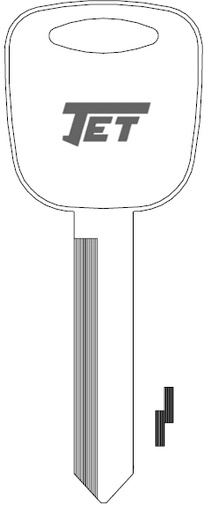 [H71-NP] Jet 1195FD Ford Key Blank H71