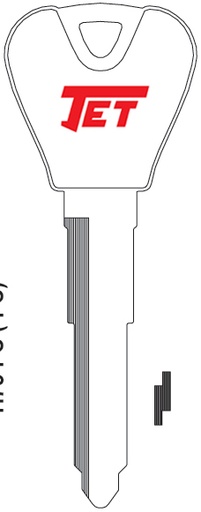 [H76-NP] Jet X244 Ford Key Blank H76